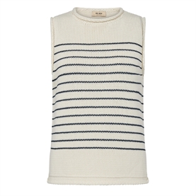 Mos Mosh Aubin Stripe Knit Top, Ecru 